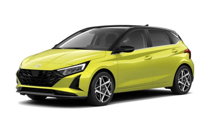 Lej en Hyundai i20 (Manuel, 1.2 L Benzin, 5 Sæder) på Tenerife